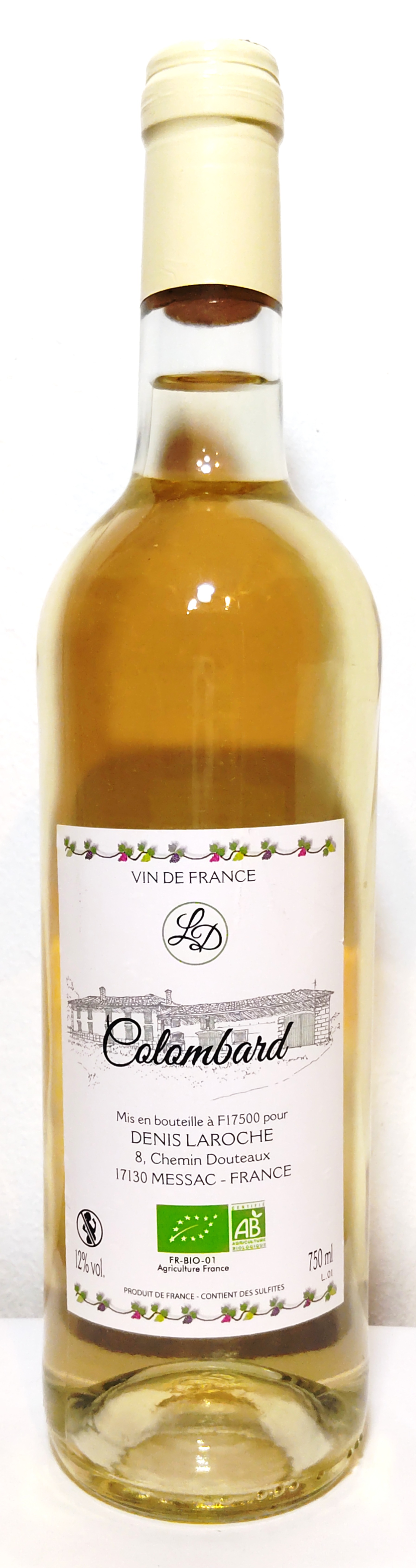 Vin blanc colombard